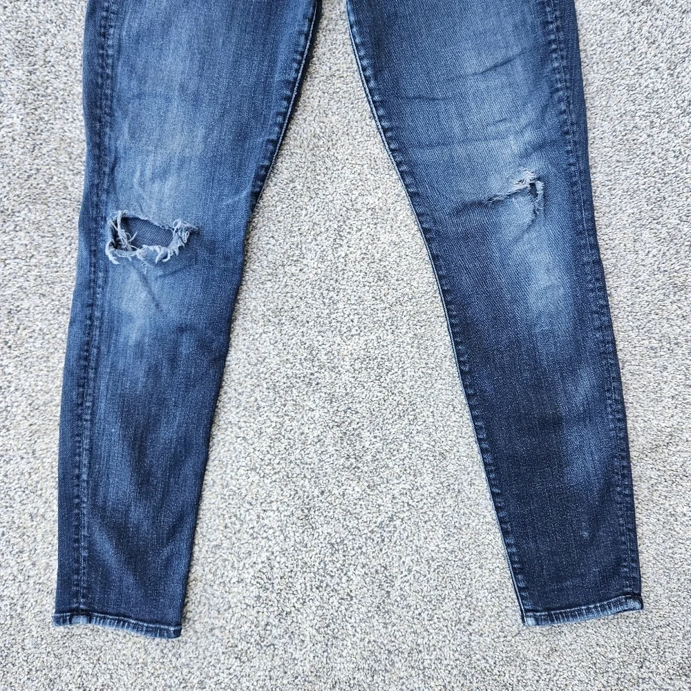 Mother High Waisted Looker Dark Wash Skinny Jeans Stretch Denim Womens Size 31